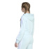 Fille adidas Jg 3-Stripes Ft Fz Cro Sweat filles, menthe/blanc
