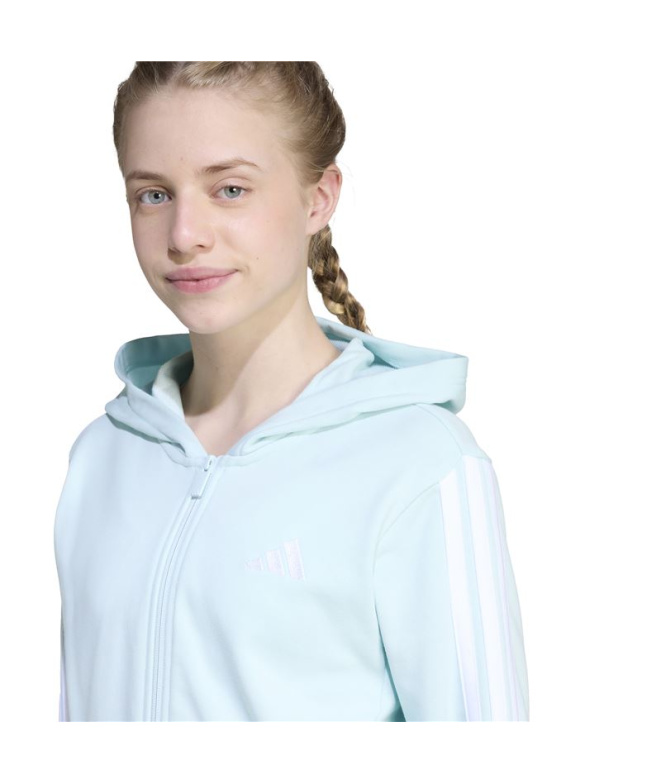 Fille adidas Jg 3-Stripes Ft Fz Cro Sweat...