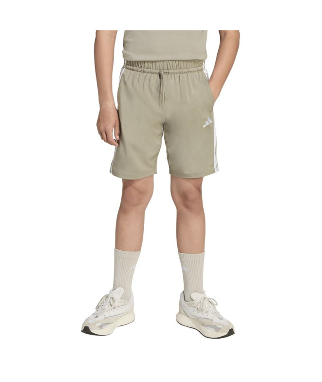 Calça Infantil adidas 3-Stripes Wv Sh, cor...