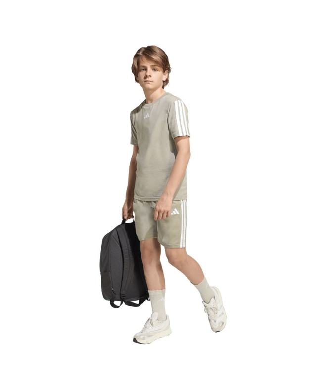 Calça Infantil adidas 3-Stripes Wv Sh, cor...