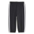 Fato de treino treino Infantil adidas 3Stripes Fz Fl, cinza/preto.