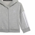 Chándal adidas 3Stripes Fz Fl Jog Infantil Gris /Negro