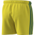 Fato de banho Natação adidas 3-Stripes de 5 polegadas, Homem amarelo/verde