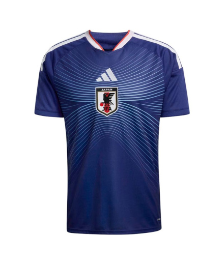 Camiseta Futebol Homem adidas Japão azul