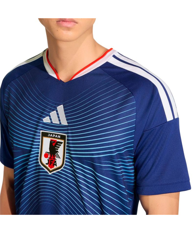 Camiseta Futebol Homem adidas Japão azul