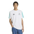 Camiseta adidas Mer DNA Homem Branca/Semmen