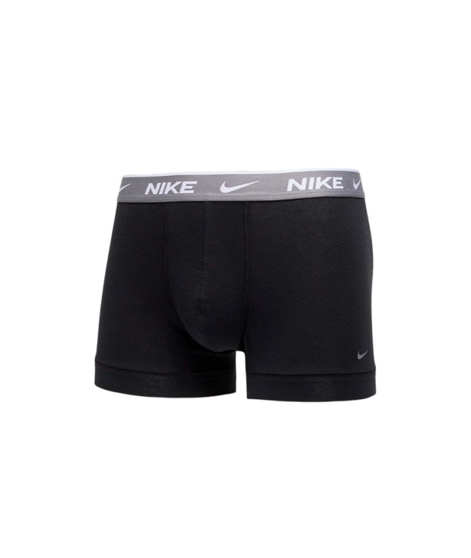 Slip Nike en coton stretch, lot de 3, noir et...