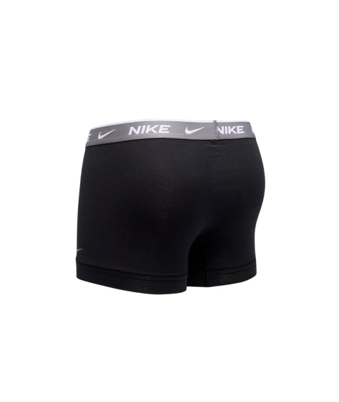 Slip Nike en coton stretch, lot de 3, noir et...