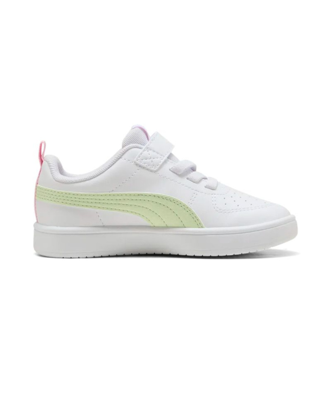 Zapatillas Puma Rickie Ac+ Ps, White-Wild, Niño