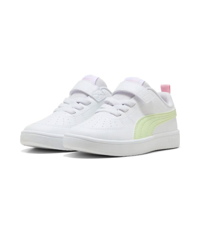 Zapatillas Puma Rickie Ac+ Ps, White-Wild, Niño