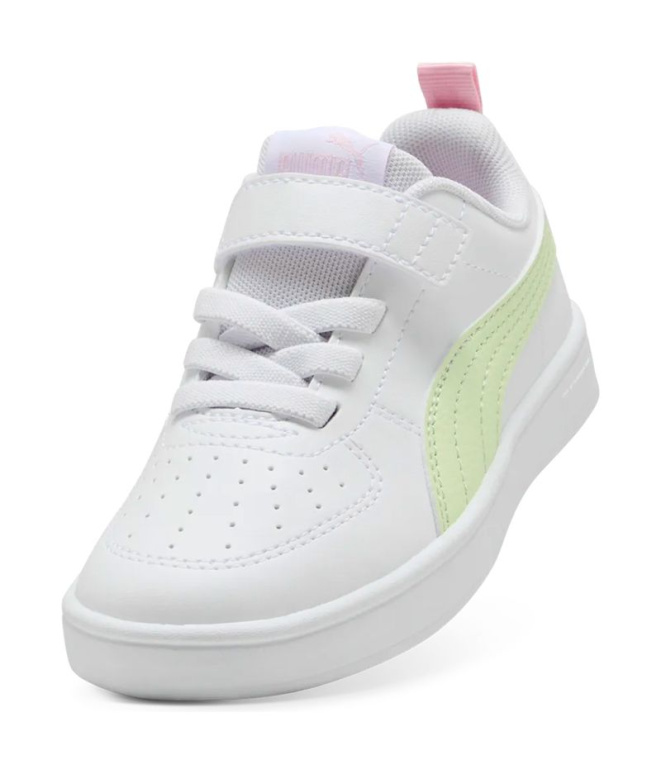 Chaussures Puma Rickie AC+ PS, Blanc-Wild, Enfant