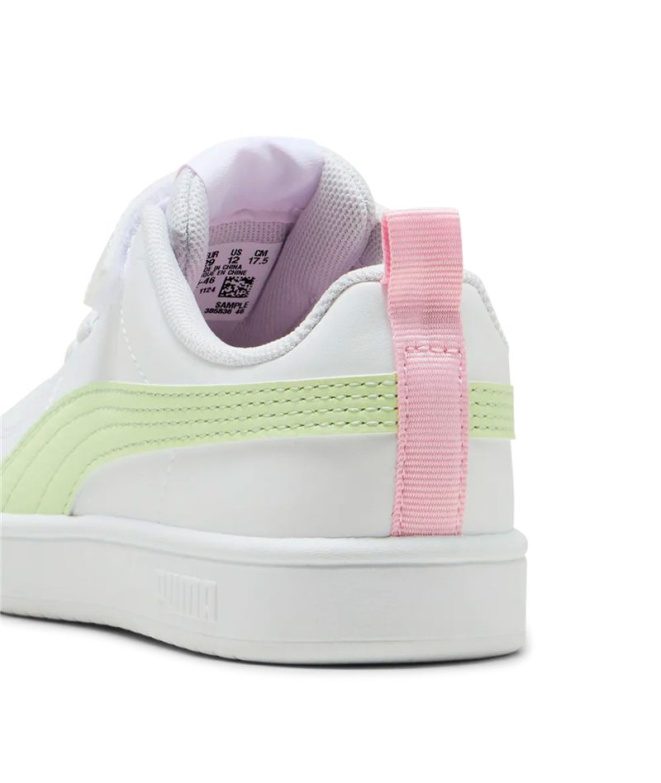 Chaussures Puma Rickie AC+ PS, Blanc-Wild, Enfant