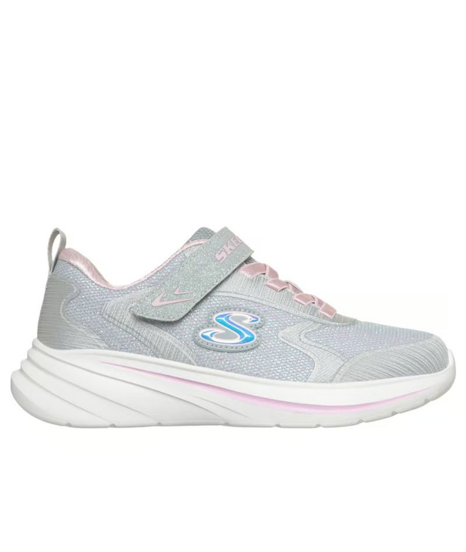 Zapatillas Skechers Wave 92 Niña Light Gray Mesh