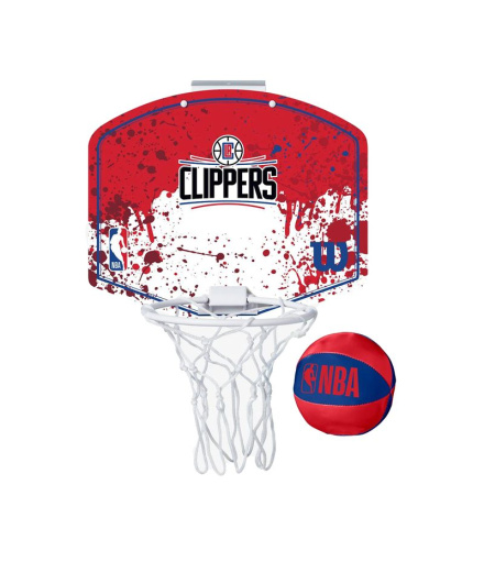 Mini Canasta Wilson NBA Team Mini Hoop LA Clippers
