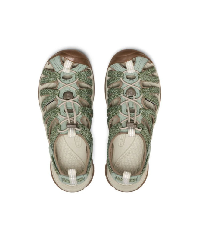 Chaussures à motif feuille de nénuphar Femme...