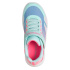 Zapatillas Skechers Microspec Advance - Oasis Poi Niña Aqua Textile/Multi T