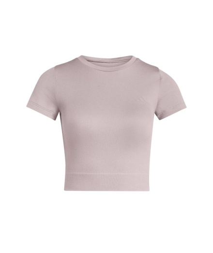 T-shirt Fitness adidas We Knit Femme motif figue, d'occasion