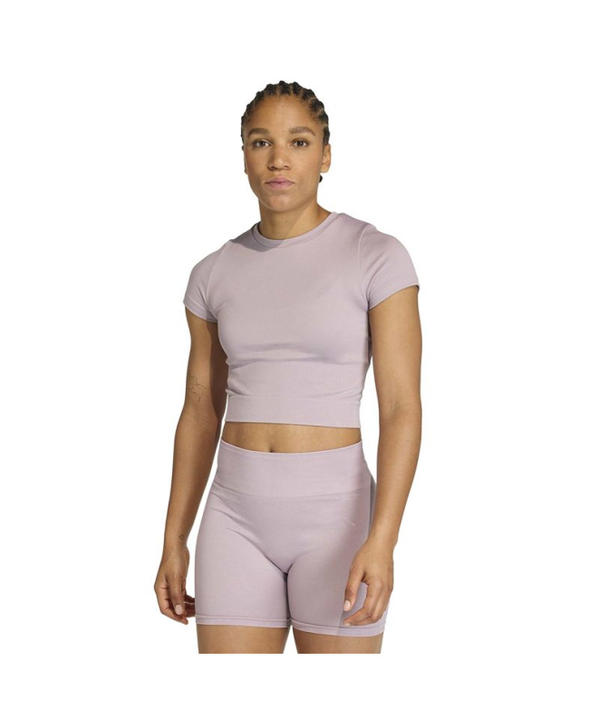 T-shirt Fitness adidas We Knit Femme motif...