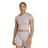 T-shirt Fitness adidas We Knit Femme motif figue, d'occasion