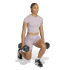 T-shirt Fitness adidas We Knit Femme motif figue, d'occasion