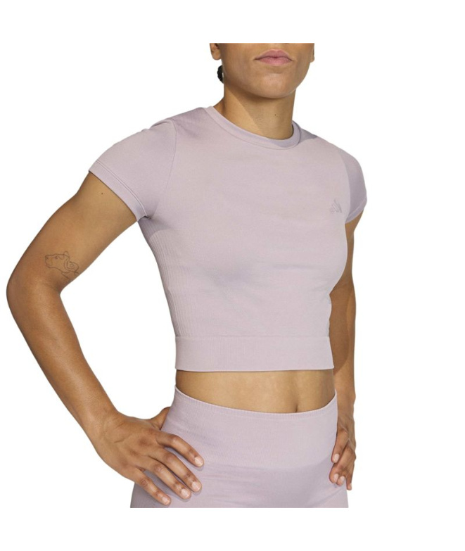 T-shirt Fitness adidas We Knit Femme motif...