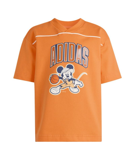 Camiseta adidas Lk Dy Mm Infantil Napu/Azul Oscuro/Blanco