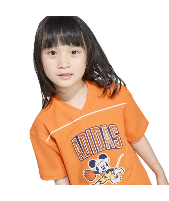 Camiseta adidas Lk Dy Mm Infantil Napu/Azul...