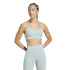 Fitness Sutiã esportivo Mulher adidas All Me Rib Ls, cor sálvia