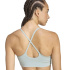 Fitness Sutiã esportivo Mulher adidas All Me Rib Ls, cor sálvia