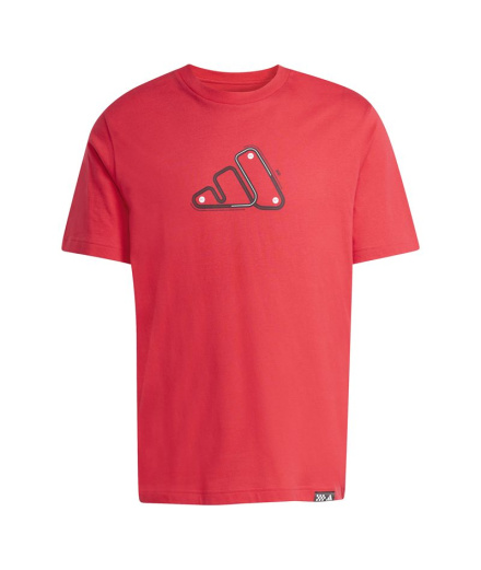 Camiseta Homem adidas Mts Track, cor bordô