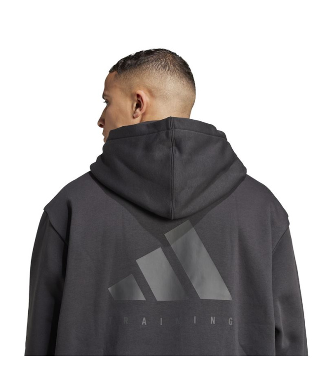 Sweat à Fitness oversize adidas Homme noir
