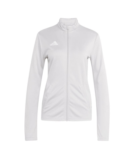 Chaqueta de Fútbol adidas Entrada26 Tk Mujer Gris/Blanco