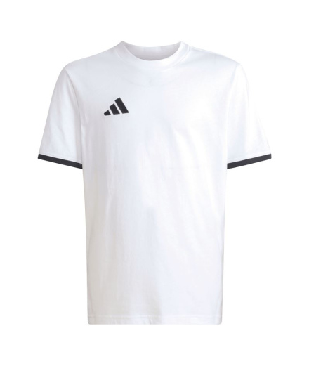 Camiseta Futebol Infantil adidas Entrada26 branca/preta