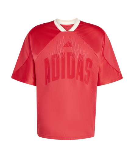 Camiseta Homem adidas Sta Seas, cor Pure Ruby / Off-White...