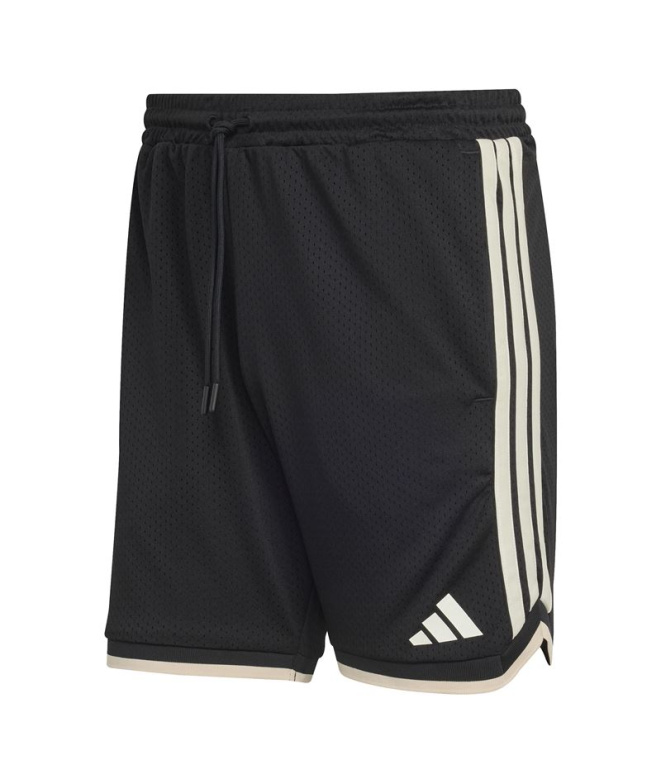 Pantalones adidas Sta Seas Sho Hombre Negro/Blanco