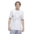 Camiseta branca Homem adidas Overtime