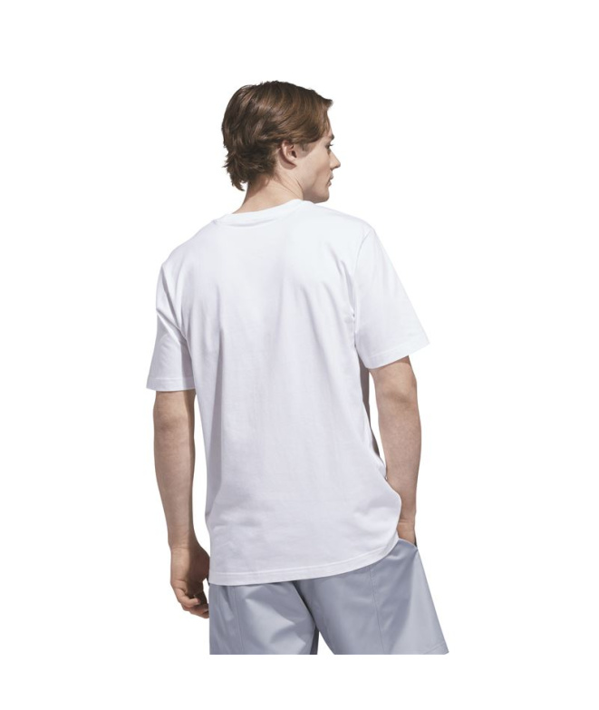 Camiseta branca Homem adidas Overtime