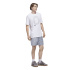 Camiseta branca Homem adidas Overtime