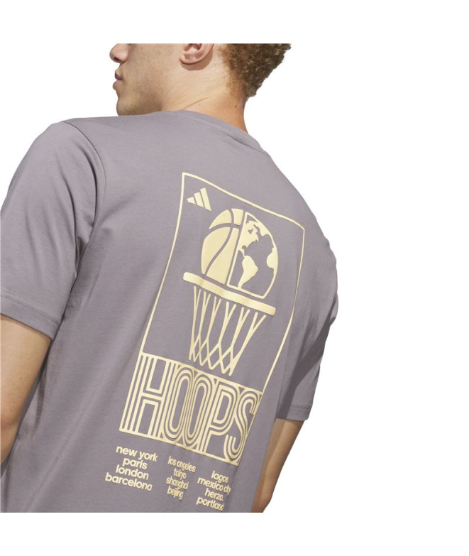 Camiseta de Baloncesto adidas Key City Wrld...