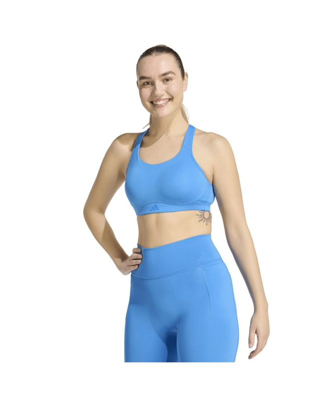 Brassiere de sport Fitness adidas HS Femme bleu