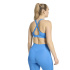 Sutiã esportivo Fitness Mulher adidas Opt Hs, azul.