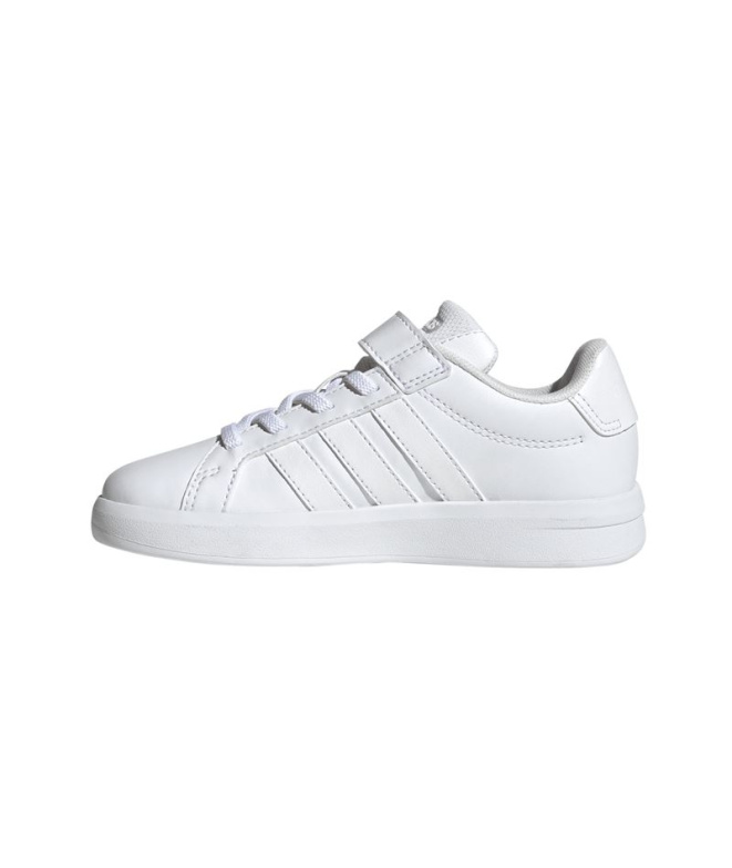 Chaussures blanches adidas Grand Court 3.0 Enfant