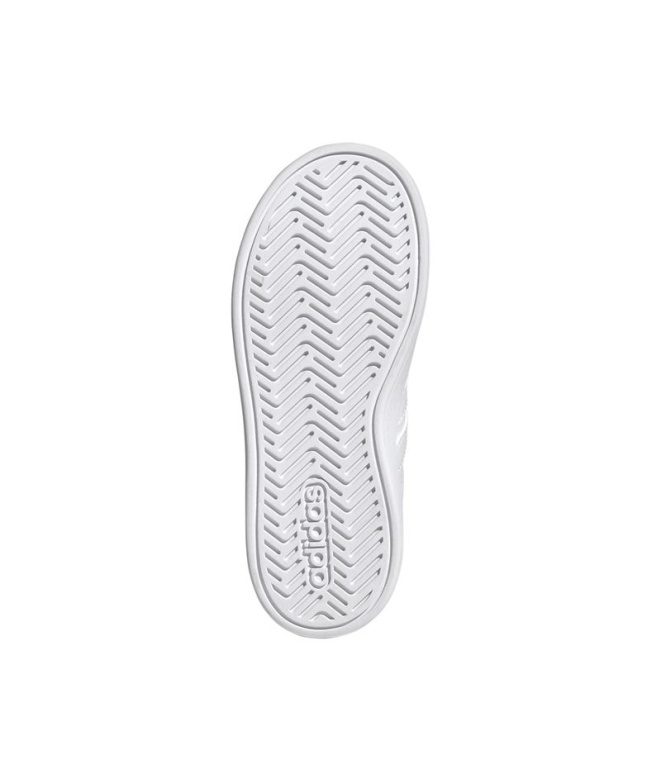 Chaussures blanches adidas Grand Court 3.0 Enfant