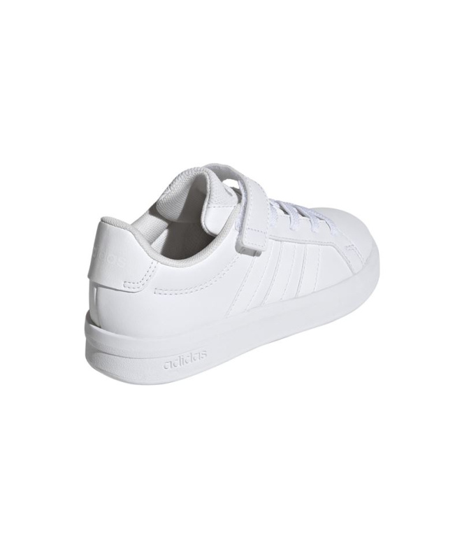 Chaussures blanches adidas Grand Court 3.0 Enfant