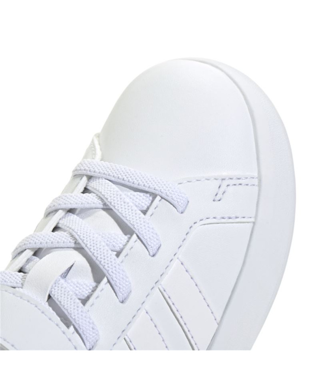 Chaussures blanches adidas Grand Court 3.0 Enfant