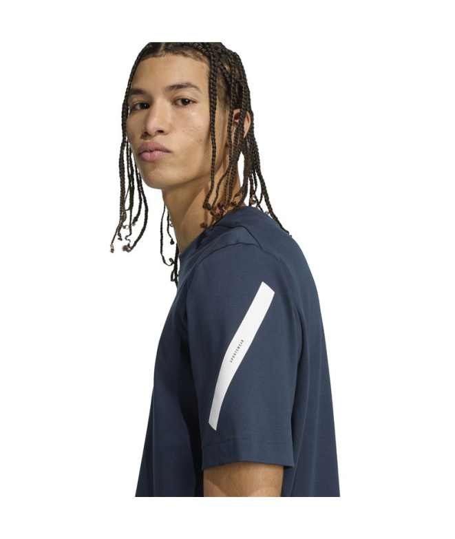 T-shirt adidas ZNE Homme bleu marine