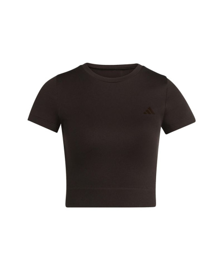Camiseta de Fitness adidas We Knit Mujer Aurora Coffee