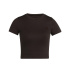 Camiseta de Fitness adidas We Knit Mujer Aurora Coffee