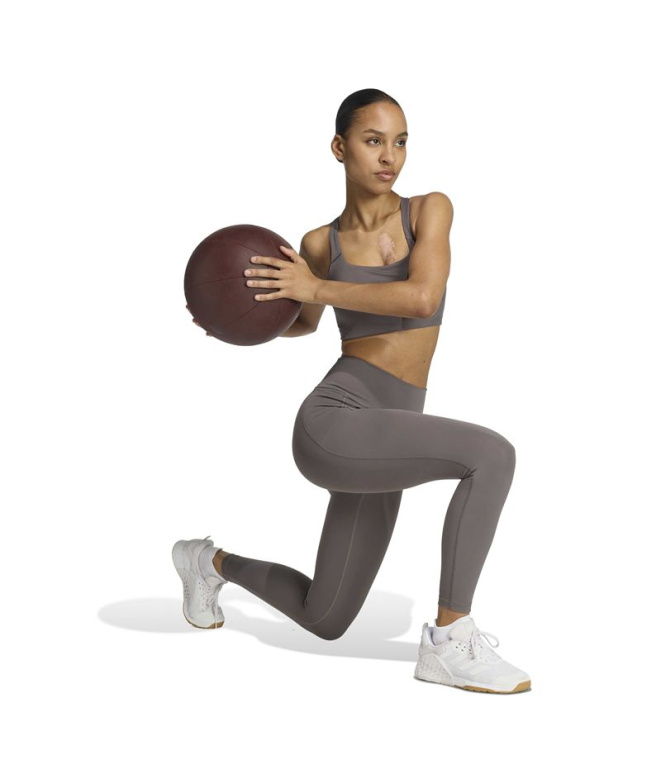 Mallas de Fitness adidas Opt 7/8 L Mujer Carbón