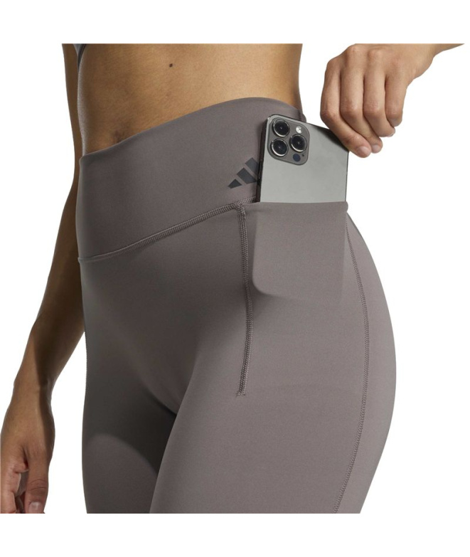 Mallas de Fitness adidas Opt 7/8 L Mujer Carbón